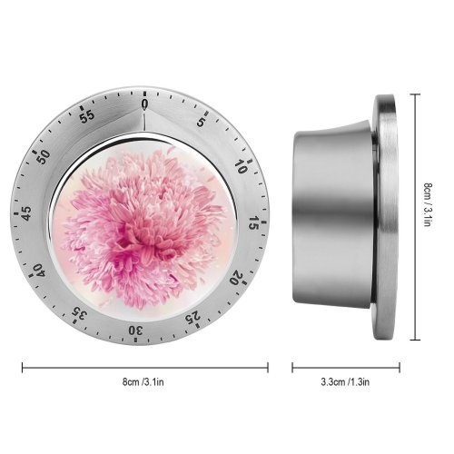 yanfind Timer Arrangement Gentle  Beauty Closeup Wedding Garden Asters Pastel Romantic  Luxury 60 Minutes Mechanical Visual Timer