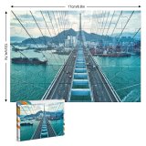 yanfind Picture Puzzle City Dock National  Warehouse Sea Outdoors Commercial Mode Local Harbor Hong Family Game Intellectual Educational Game Jigsaw Puzzle Toy Set