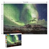yanfind Picture Puzzle Dominic Kamp Northern Lights Aurora Borealis Iceland Family Game Intellectual Educational Game Jigsaw Puzzle Toy Set