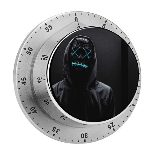 yanfind Timer Black Dark Neon Dark Hoodie Light 60 Minutes Mechanical Visual Timer