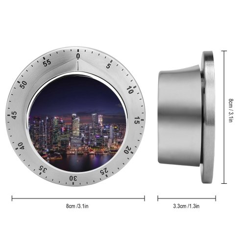 yanfind Timer Tobias Reich Singapore City Cityscape  Architecture Skyscrapers Nightlife City Lights Waterfront 60 Minutes Mechanical Visual Timer