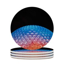yanfind Ceramic Coasters (round) Benjamin Suter Abstract Spaceship  Epcot Walt   Architecture Family Game Intellectual Educational Game Jigsaw Puzzle Toy Set