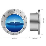 yanfind Timer Karan Gujar Island Glass Illumination Scenic 60 Minutes Mechanical Visual Timer
