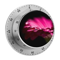 yanfind Timer Flowers Daisy Gerbera Daisy Dew Drops Droplets 60 Minutes Mechanical Visual Timer