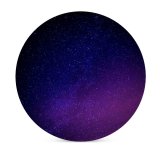 yanfind Ceramic Coasters (round) Starry Sky Purple Sky Astronomical Family Game Intellectual Educational Game Jigsaw Puzzle Toy Set