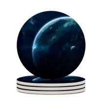 yanfind Ceramic Coasters (round) Vadim Sadovski Space Deep Space  Planets Crater Universe Family Game Intellectual Educational Game Jigsaw Puzzle Toy Set