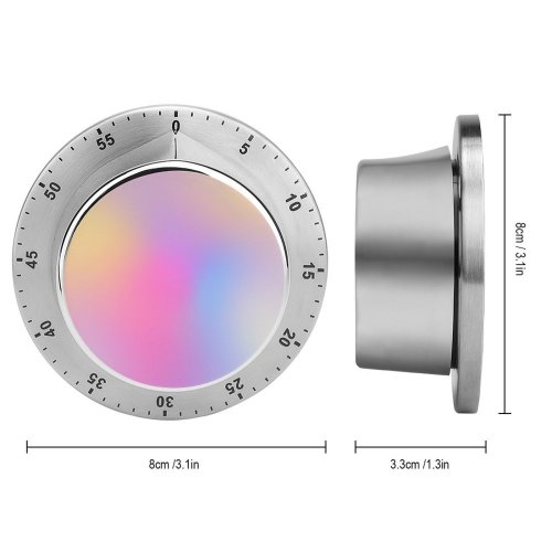 yanfind Timer Effects Futuristic Neon Hologram Creativity Lighting Liquid Flowing Natural Wireless Spectrum Purple 60 Minutes Mechanical Visual Timer