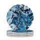 yanfind Ceramic Coasters (round) Blob Light Watercolor Stained Photographic Effects Transparent Vibrant Layered Bubble Paints Creativity Family Game Intellectual Educational Game Jigsaw Puzzle Toy Set
