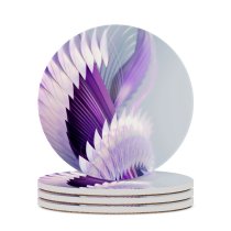 yanfind Ceramic Coasters (round) Abstract Design Imagination Violet Family Game Intellectual Educational Game Jigsaw Puzzle Toy Set