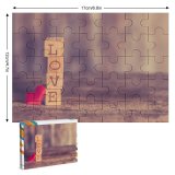 yanfind Picture Puzzle Ylanite Koppens Love Heart Wooden Blocks Letters Creative Family Game Intellectual Educational Game Jigsaw Puzzle Toy Set
