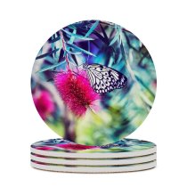 yanfind Ceramic Coasters (round) Images Insect Colorful Flora Montreal Wing Petal Stem Wallpapers Plant Bloom Antenna Family Game Intellectual Educational Game Jigsaw Puzzle Toy Set