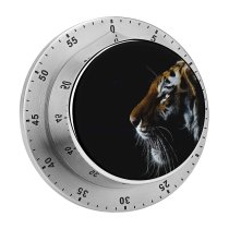 yanfind Timer Dark  Closeup Big Cat 60 Minutes Mechanical Visual Timer