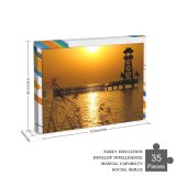 yanfind Picture Puzzle Sunset Gold Lake Silohuette  China Golden Sky Scenery Beautiful Afterglow Horizon Family Game Intellectual Educational Game Jigsaw Puzzle Toy Set