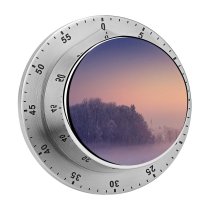 yanfind Timer Johannes Plenio Winter Morning Foggy  Landscape 60 Minutes Mechanical Visual Timer