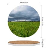 yanfind Ceramic Coasters (round) Paddy Images Cheshire Grassland Landscape Grass Sky Wallpapers Meadow Studios Outdoors Hall Family Game Intellectual Educational Game Jigsaw Puzzle Toy Set