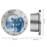 yanfind Timer Comfreak Wolf  Wild Winter Snowfall Fog Starring 60 Minutes Mechanical Visual Timer