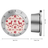 yanfind Timer Simplicity Tree Seamless Snowflake Nordic Retro Rough Norwegian Bird  Winter Tradition 60 Minutes Mechanical Visual Timer