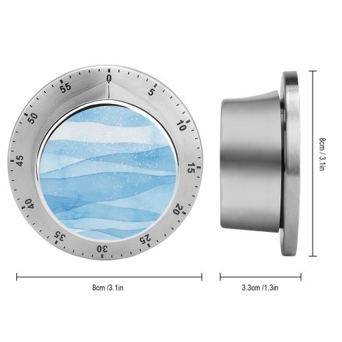 yanfind Timer Motion Christmas Snow Dye Paints Flowing Abstract Winter Watercolor Temperature Art Ideas 60 Minutes Mechanical Visual Timer