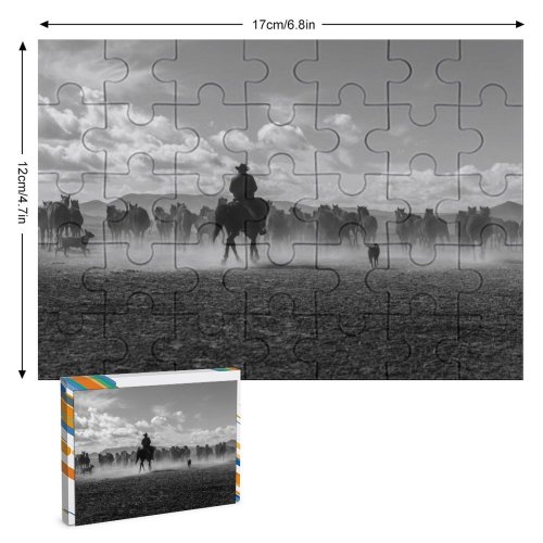 yanfind Picture Puzzle Images Landscape Riding Wallpapers Free Horse  Erciyes Pictures Western Cowboy Grey Family Game Intellectual Educational Game Jigsaw Puzzle Toy Set