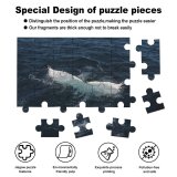 yanfind Picture Puzzle Whale Australie Walvis Sea  Oceaan Ocean Marine Biology Cetacea Wind Wave Family Game Intellectual Educational Game Jigsaw Puzzle Toy Set