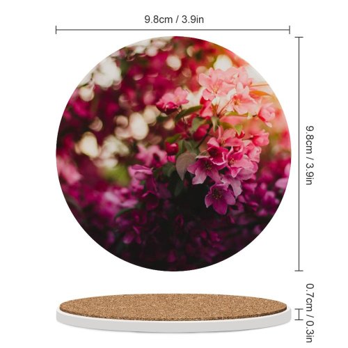 yanfind Ceramic Coasters (round) Valeria Boltneva Flowers Flowers Purple Bokeh  Floral Daytime Family Game Intellectual Educational Game Jigsaw Puzzle Toy Set