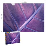 yanfind Picture Puzzle Leaf Texture Purple Violet Electric Tints Shades Family Game Intellectual Educational Game Jigsaw Puzzle Toy Set