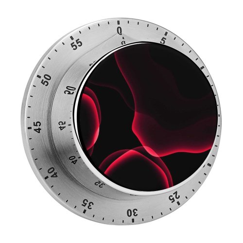 yanfind Timer Abstract Dark IOS AMOLED 60 Minutes Mechanical Visual Timer