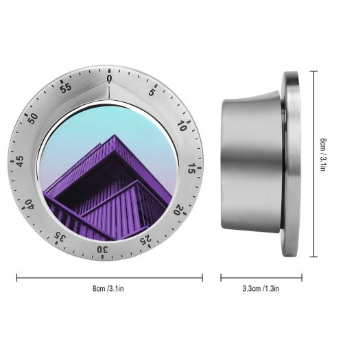 yanfind Timer Vitalik Vynarchyk Architecture  Contemporary Purple Building Clear Sky 60 Minutes Mechanical Visual Timer