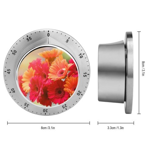 yanfind Timer Bruno Glätsch Flowers Gerbera Daisy  Spring Bokeh Blurred Sunshine Colorful Floral 60 Minutes Mechanical Visual Timer