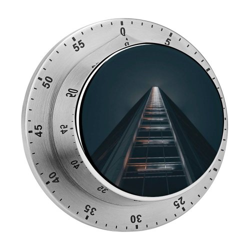 yanfind Timer Clay Banks Architecture High Rise Building Look Dark Geometrical Symmetry 60 Minutes Mechanical Visual Timer
