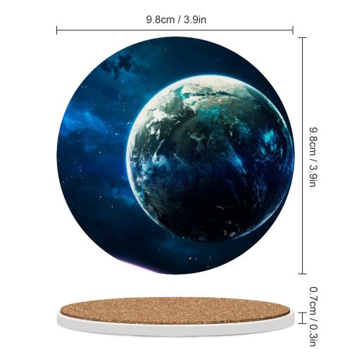 yanfind Ceramic Coasters (round) Vadim Sadovski Space  Cosmos  Planets Purple Galaxy Family Game Intellectual Educational Game Jigsaw Puzzle Toy Set