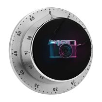yanfind Timer Robert Shunev Dark Vintage Camera Purple Light SLR 60 Minutes Mechanical Visual Timer