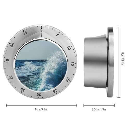 yanfind Timer Rippled Sea Drop  Destinations Motion  Surf Abstract Idyllic Travel Liquid 60 Minutes Mechanical Visual Timer
