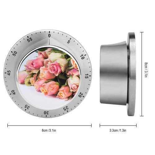 yanfind Timer Ylanite Koppens Flowers Roses Leaves Flower Bouquet Beautiful 60 Minutes Mechanical Visual Timer