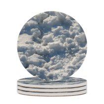yanfind Ceramic Coasters (round) Snow  Winter Shovel Footprint Cloud Sky Cumulus Daytime Meteorological Atmosphere Geological Family Game Intellectual Educational Game Jigsaw Puzzle Toy Set