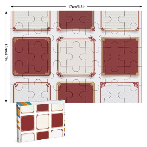 yanfind Picture Puzzle Chinese Playing Clean Cultures Dimensional Packaging Styles Gold Elegance Empty Tradition Web Family Game Intellectual Educational Game Jigsaw Puzzle Toy Set