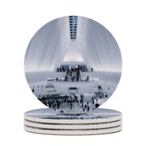 yanfind Ceramic Coasters (round) City Images Terminal Night  Building Center Manhattan Lobby Wallpapers Architecture Hurry Family Game Intellectual Educational Game Jigsaw Puzzle Toy Set