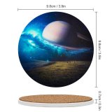 yanfind Ceramic Coasters (round) Thiago Garcia Fantasy Exploring Saturn Planet Surreal Time Travel Space Family Game Intellectual Educational Game Jigsaw Puzzle Toy Set