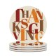 yanfind Ceramic Coasters (round) October Wreath Tree Berry Maple Plant Season Giving Flower Acorn Falling USA Family Game Intellectual Educational Game Jigsaw Puzzle Toy Set