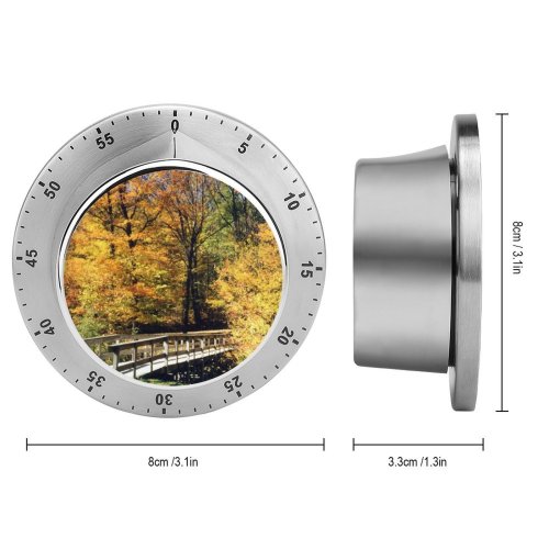 yanfind Timer Vermont Leaves Fall  Leaf Tree Autumn Colorful Natural Landscape Sky Deciduous 60 Minutes Mechanical Visual Timer