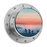 yanfind Timer Coyle Lifestyle Goonies Morning Sunrise Silhouette Minimal Art Landscape Panorama 60 Minutes Mechanical Visual Timer
