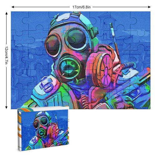 yanfind Picture Puzzle Offensive SAS Colorful Family Game Intellectual Educational Game Jigsaw Puzzle Toy Set
