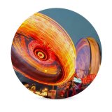 yanfind Ceramic Coasters (round) Philippe Clairo Calgary Stampede Alberta  Exposure Carnival Circular Outdoor Cloudy Sky Family Game Intellectual Educational Game Jigsaw Puzzle Toy Set