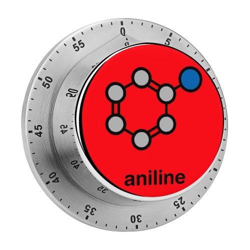 yanfind Timer Model Chemical Compounding Dye Molecular Chemistry Acetaminophen Pharmaceutical  Polyurethane Design Art 60 Minutes Mechanical Visual Timer
