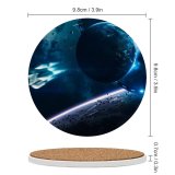 yanfind Ceramic Coasters (round) Vadim Sadovski Space  Planet Gateway Rocket  Asteroids Purple Light Family Game Intellectual Educational Game Jigsaw Puzzle Toy Set