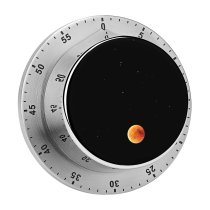 yanfind Timer Black Dark Blood  Lunar  Starry Sky Astronomy 60 Minutes Mechanical Visual Timer