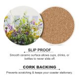yanfind Ceramic Coasters (round) Images Floral Vines Flora Spring Wildflowers California Flowers Aster Wallpapers Mimosa Plant Family Game Intellectual Educational Game Jigsaw Puzzle Toy Set