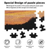 yanfind Picture Puzzle  Lake Sunset Golden Sky Afterglow Morning Reflection Horizon Evening Natural Landscape Family Game Intellectual Educational Game Jigsaw Puzzle Toy Set