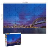 yanfind Picture Puzzle Sydney Harbour  Sydney Opera Metal Structure Australia Cityscape City Lights Purple Family Game Intellectual Educational Game Jigsaw Puzzle Toy Set
