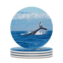 yanfind Ceramic Coasters (round) Dive Images  Huge Ocean  Tail Sky Wallpapers Sea  Maui Family Game Intellectual Educational Game Jigsaw Puzzle Toy Set